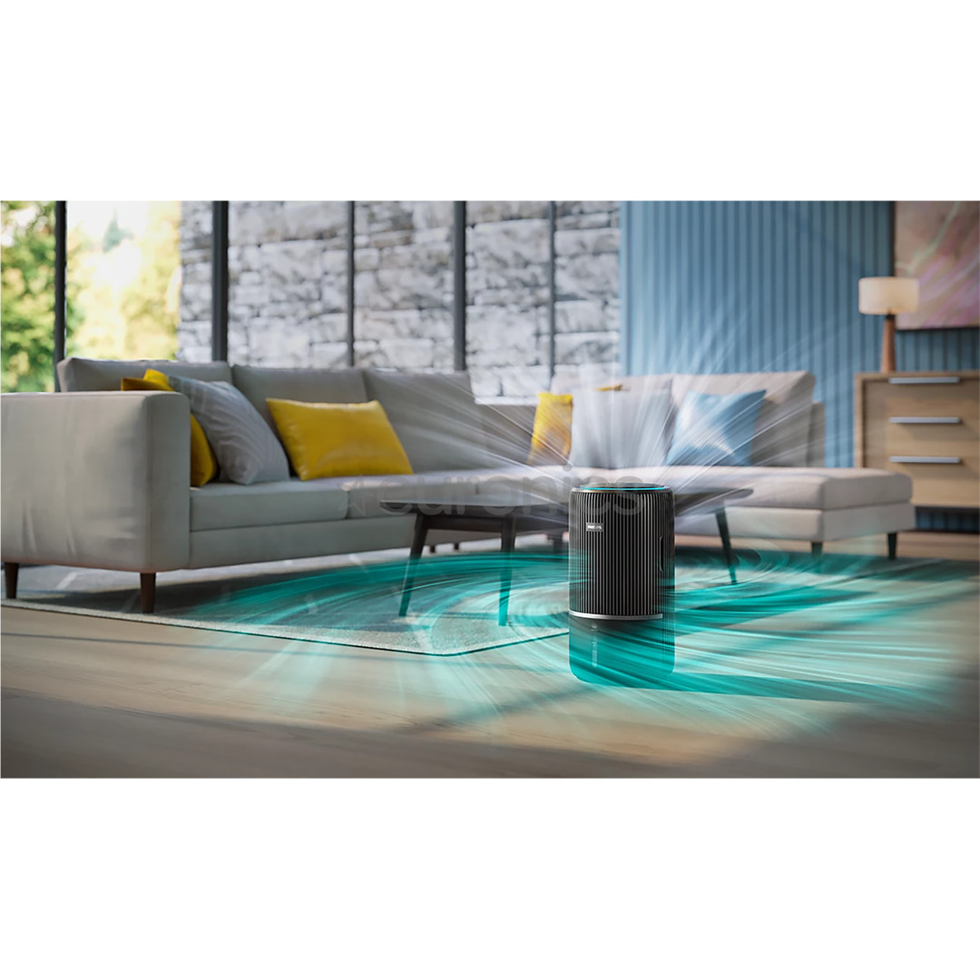 Philips PureProtect Water 3400 Series, black - 2-in-1 Air Purifier and Humidifier