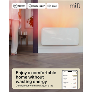 Mill Gen 4, Wi-Fi, 1500 Вт, белый - Электрический радиатор
