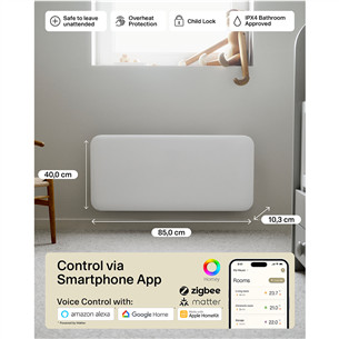 Mill Gen 4, Wi-Fi, 1500 W, valge - Elektriradiaator