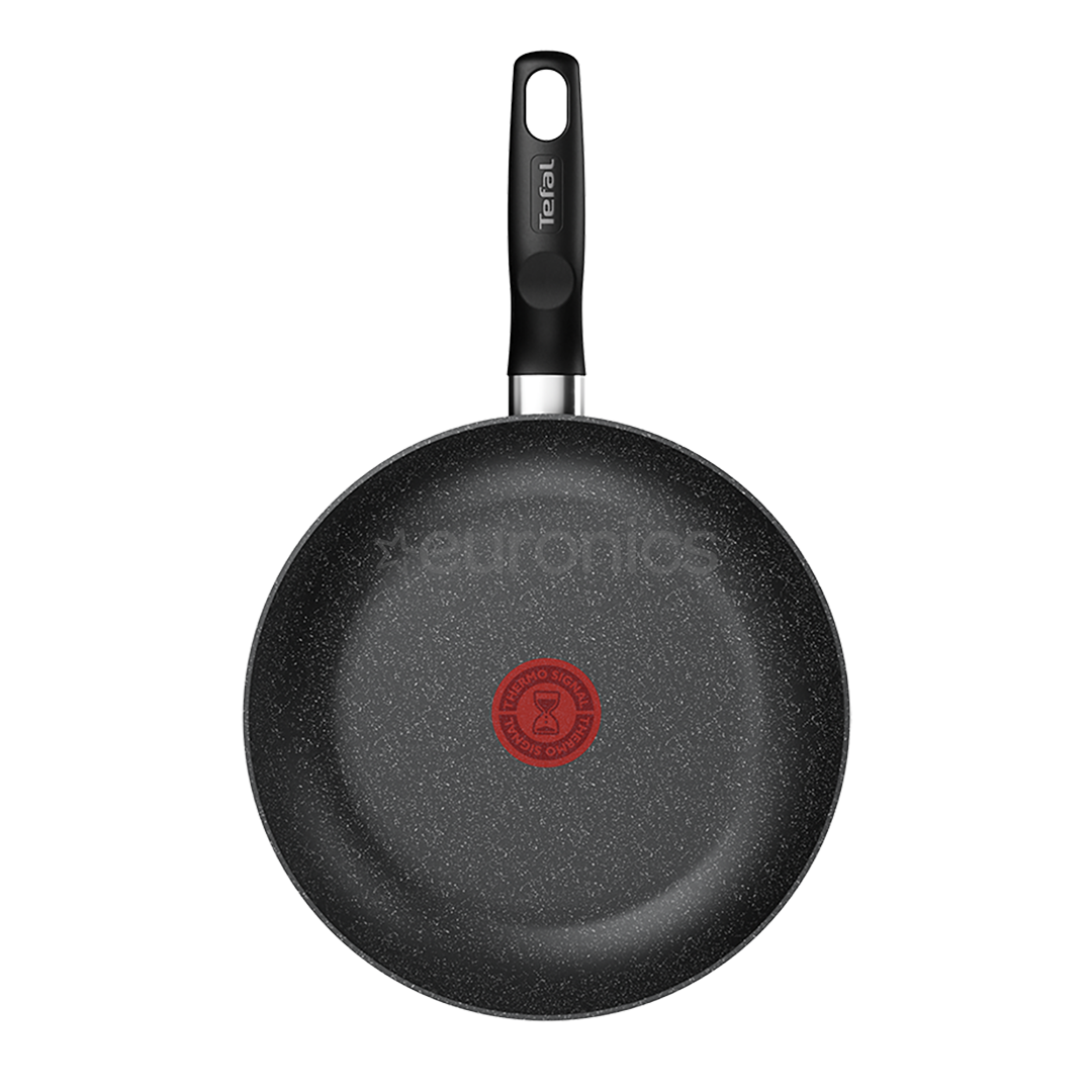 Tefal Dark Essential, 24/28 cm, black - Frypan set