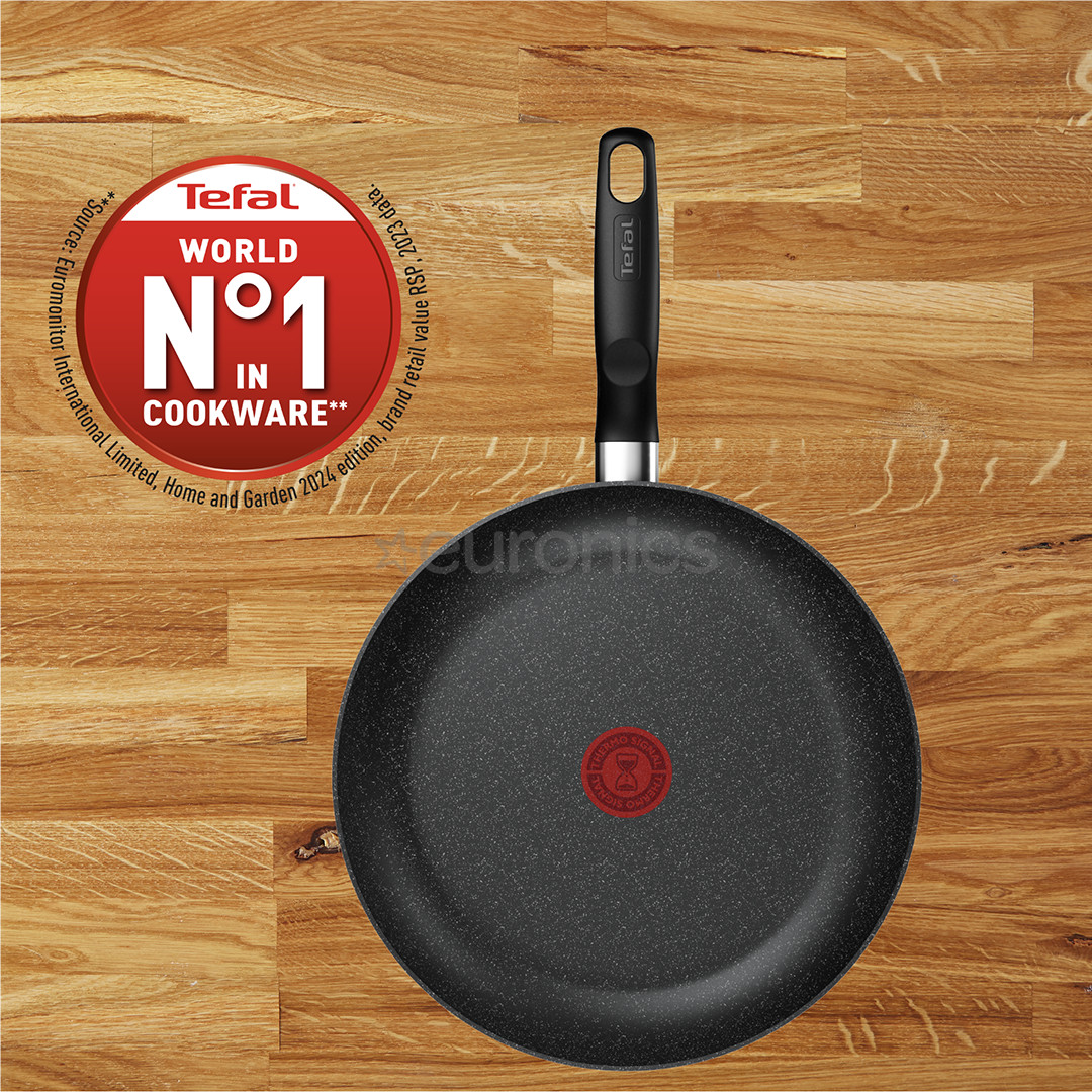 Tefal Dark Essential, 24/28 cm, must - Pannide komplekt