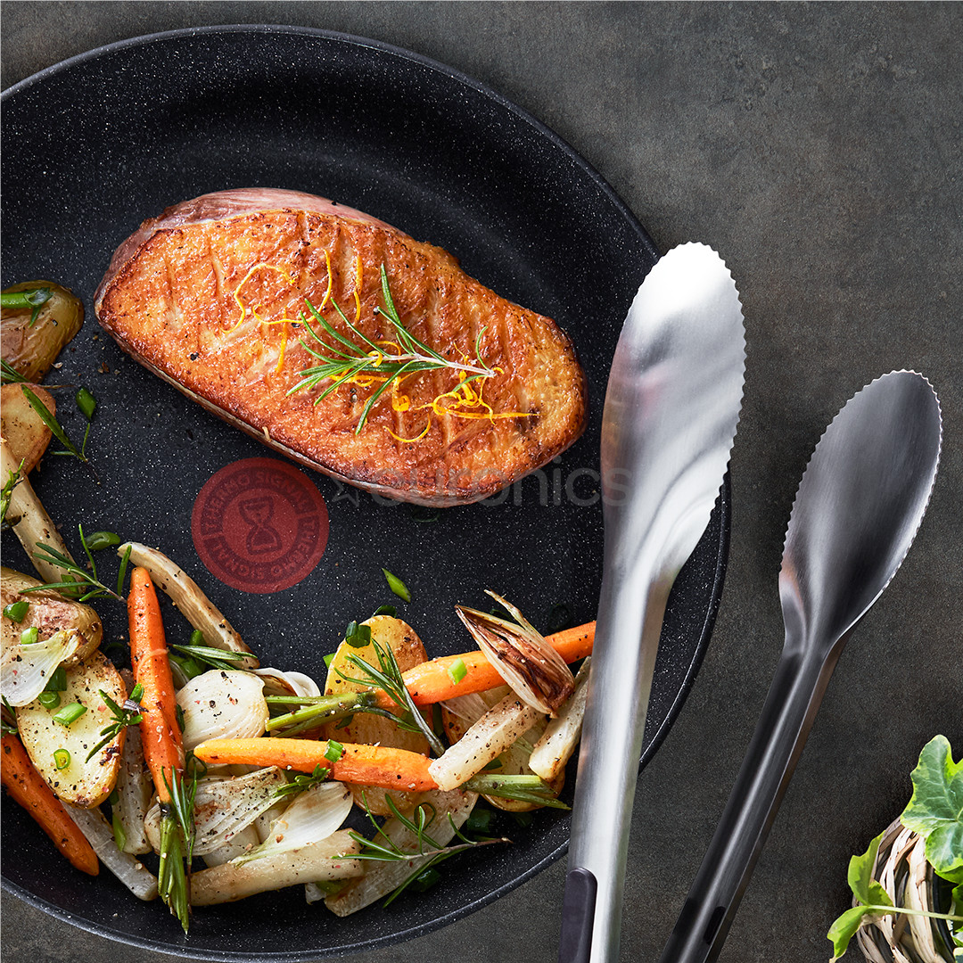 Tefal Dark Essential, 24/28 cm, must - Pannide komplekt