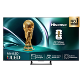 Hisense U7Q, 55'', 4K UHD, Mini LED, black - TV