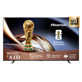 Hisense U8Q, 100'', 4K UHD, ULED, Mini LED, must - Teler