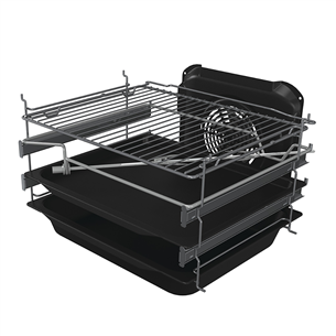 Gorenje, 70 L, laius 50 cm, valge - Gaasipliit elektriahjuga