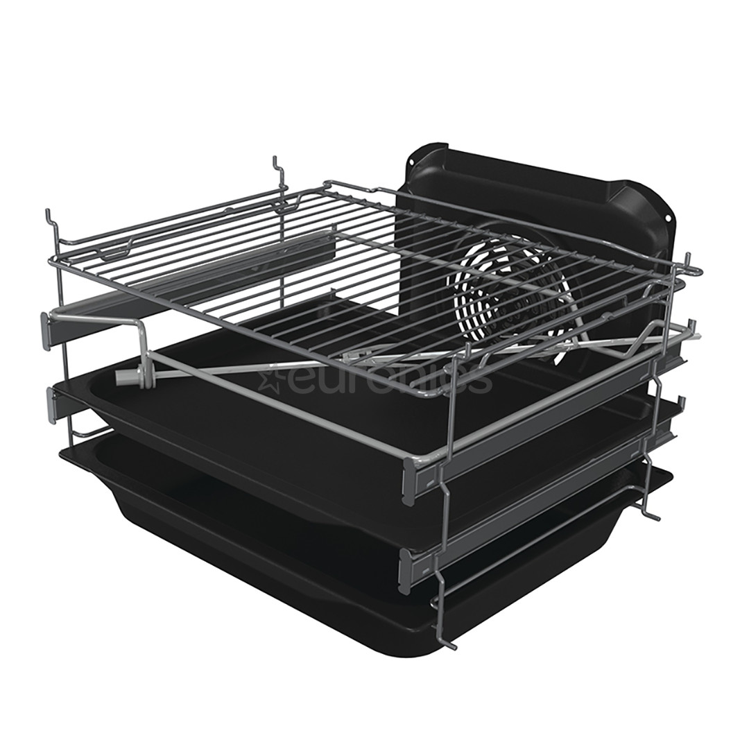 Gorenje, 70 L, width 50 cm, white - Gas cooker with electric oven