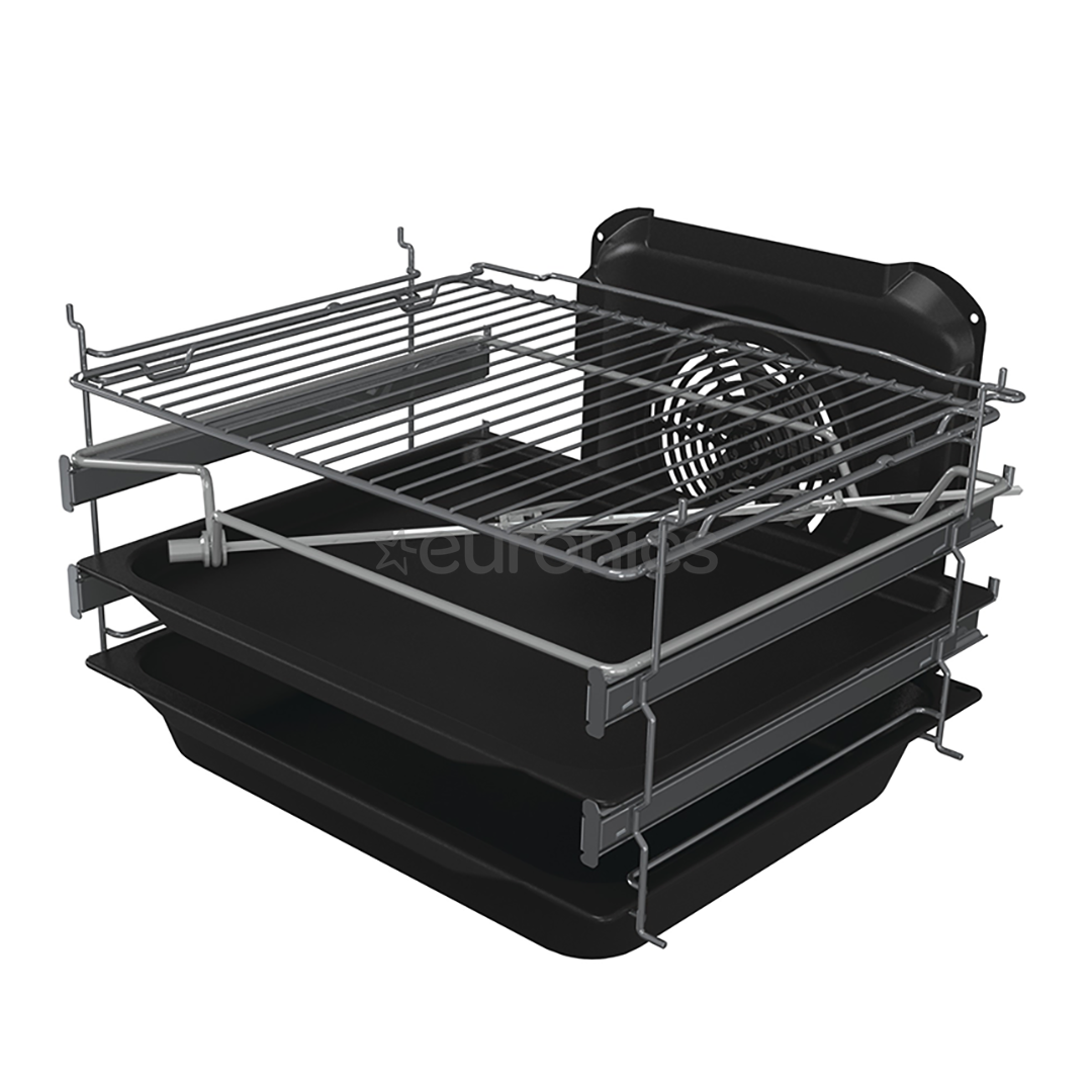 Gorenje, 70 L, laius 50 cm, valge - Gaasipliit elektriahjuga