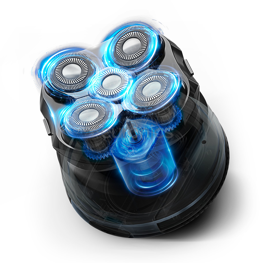 Rowenta GentleBald, Wet & Dry, must/sinine - Pearaseerija