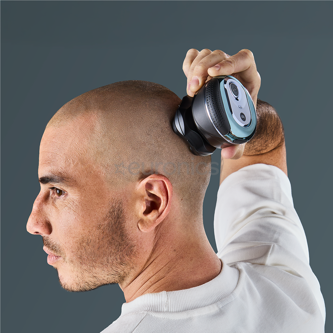 Rowenta GentleBald, Wet & Dry, black/blue - Head shaver