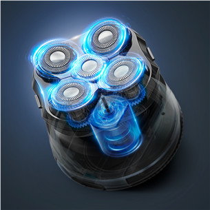 Rowenta GentleBald, Wet & Dry, must/sinine - Pearaseerija