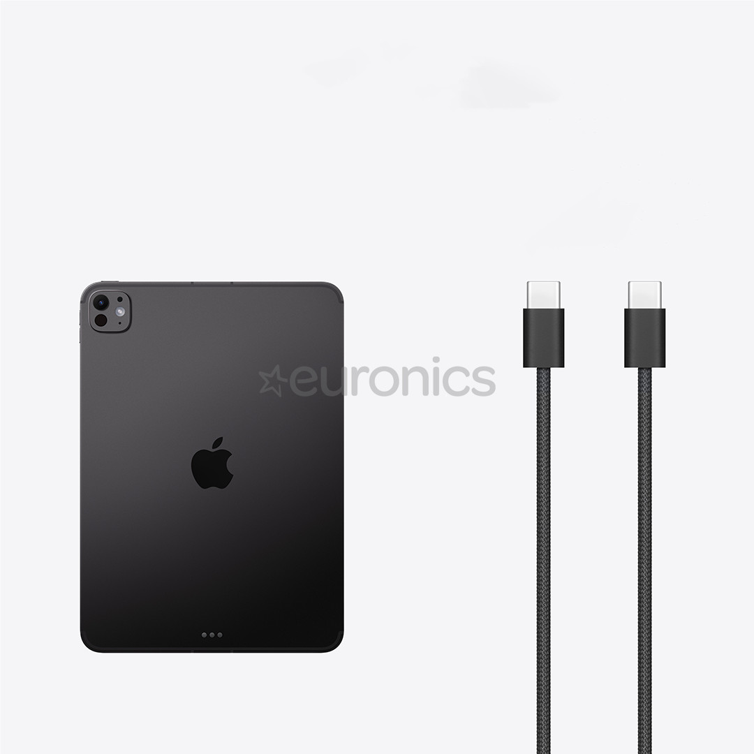 Apple iPad Pro 11", M5 (2025), 512 GB, WiFi + Cellular, läikiv, must - Tahvelarvuti