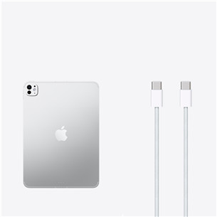Apple iPad Pro 11", M5 (2025), 256 GB, WiFi + Cellular, glossy, silver - Tablet
