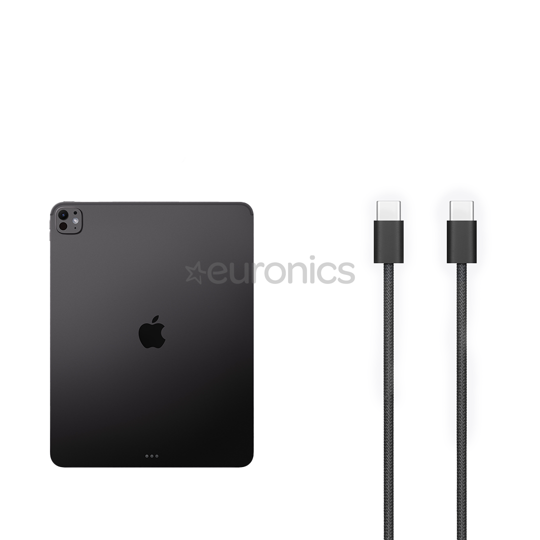 Apple iPad Pro 13”, M5 (2025), 2 TB, WiFi + Cellular, läikiv, must - Tahvelarvuti