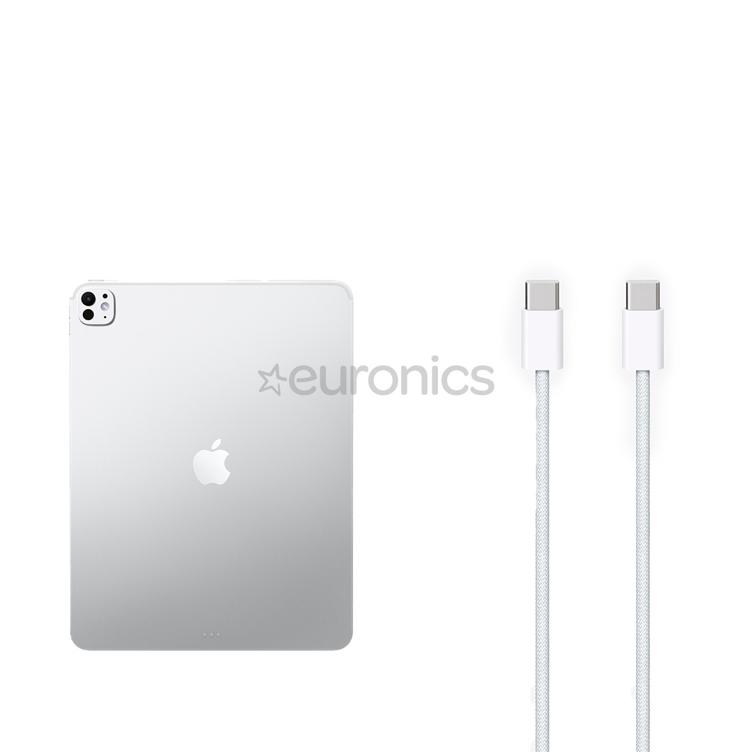 Apple iPad Pro 13”, M5 (2025), 512 ГБ, WiFi + Cellular, глянцевый, серебристый - Планшет