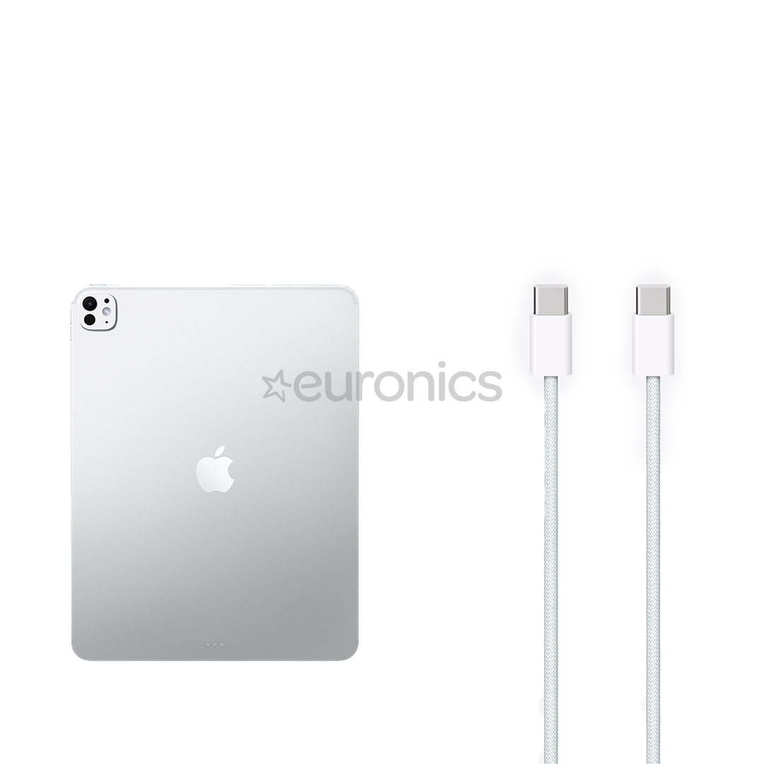 Apple iPad Pro 13”, M5 (2025), 1 TБ, WiFi + Cellular, матовый, серебристый - Планшет