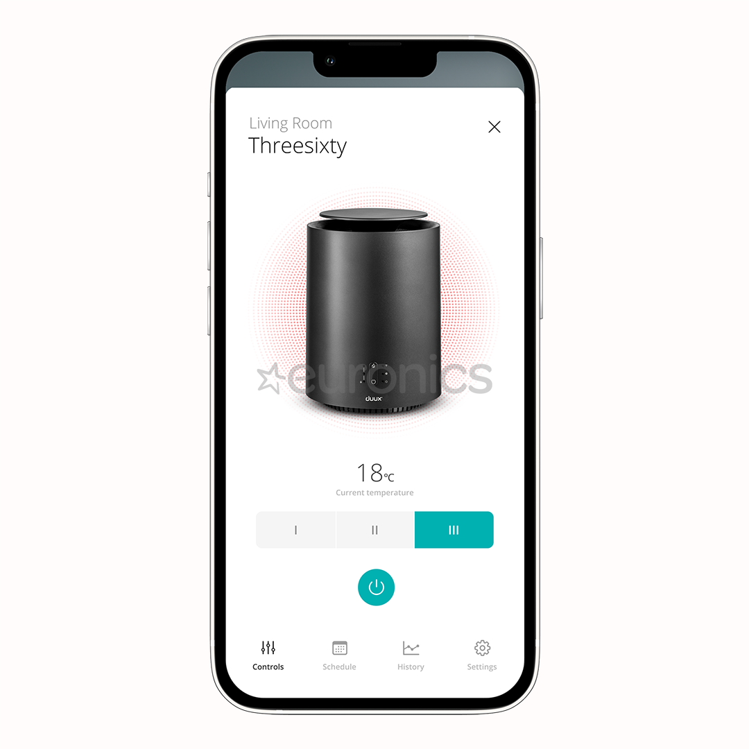 Duux Threesixty Gen2 1800 Вт, 30 м², серый - Термовентилятор  и вентилятор