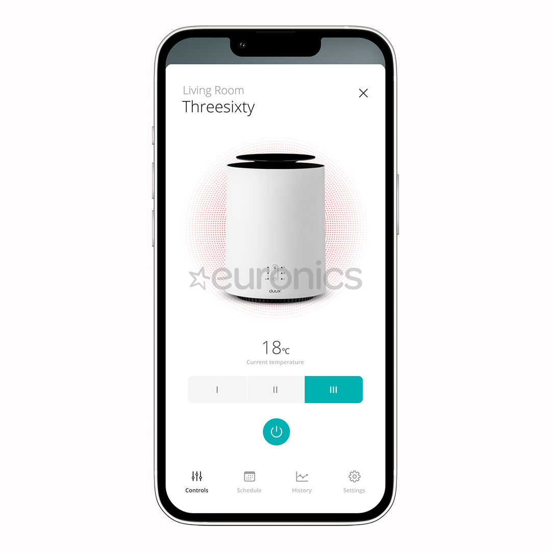 Duux Threesixty Gen2 1800 Вт, 30 м², белый - Термовентилятор  и вентилятор