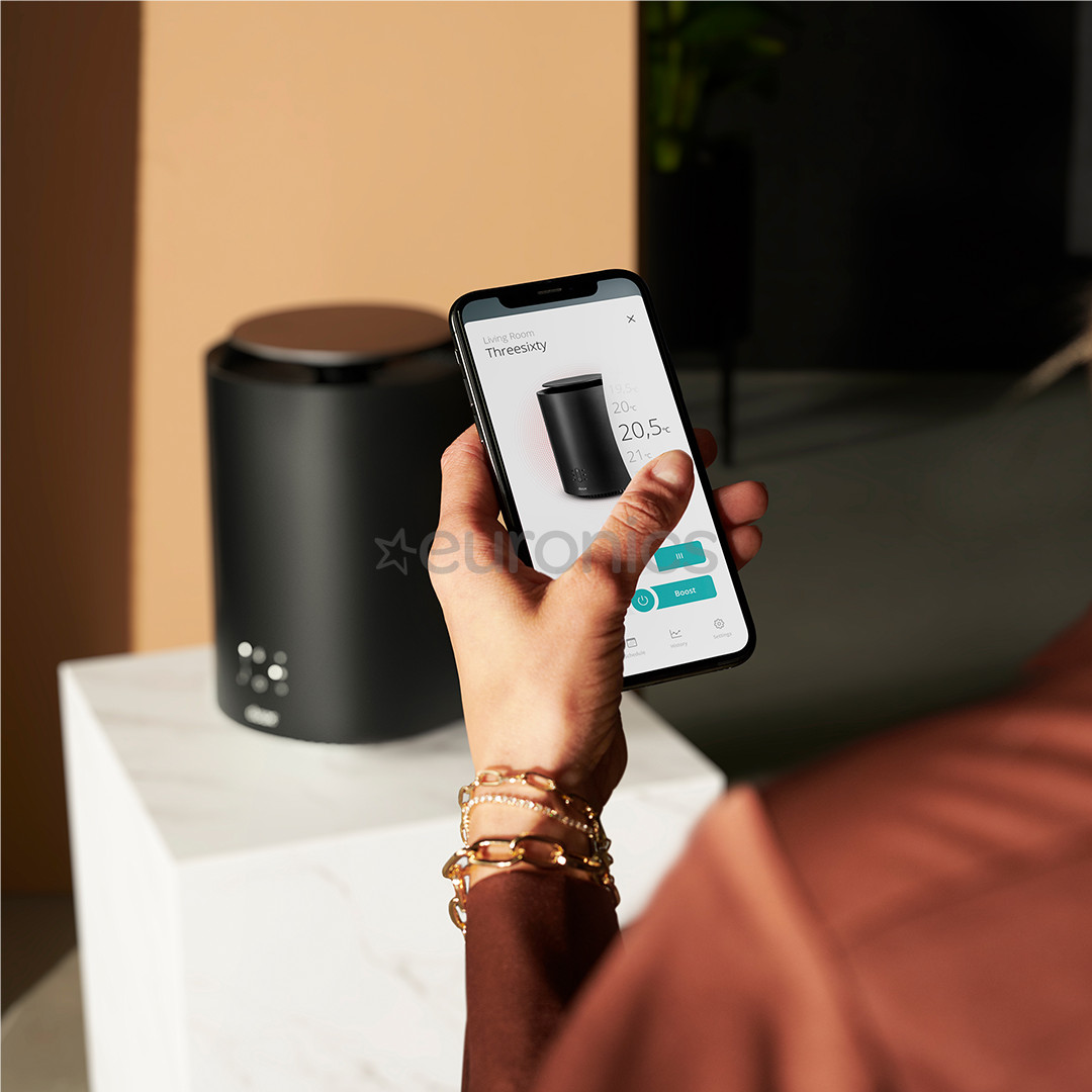 Duux Threesixty Gen2 1800 W, 30 m², black - Heater and fan