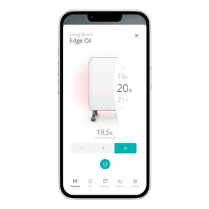 Duux Edge Oil, 2000 W, valge - Õliradiaator