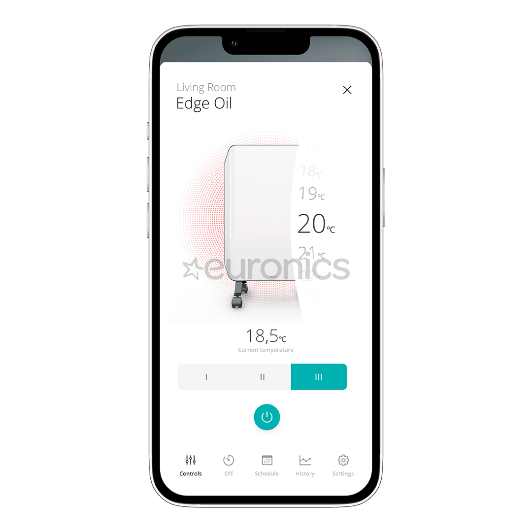 Duux Edge Oil, 2000 W, valge - Õliradiaator