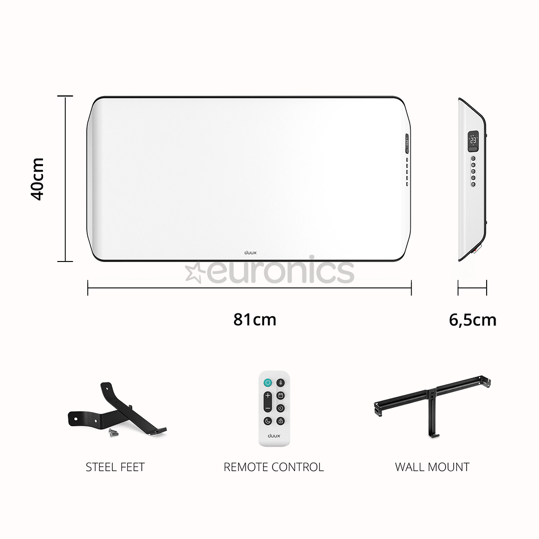 Duux Edge 1500 Smart 1500 Вт, 20 м², белый - Конвектор