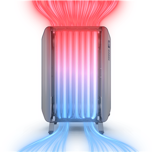 Duux Edge Oil, 2000 Вт, серый - Масляный радиатор