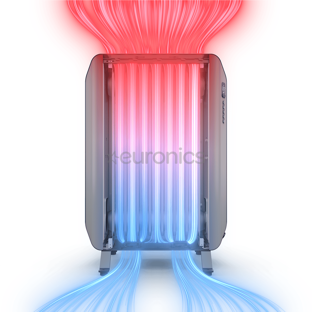 Duux Edge Oil, 2000 Вт, серый - Масляный радиатор