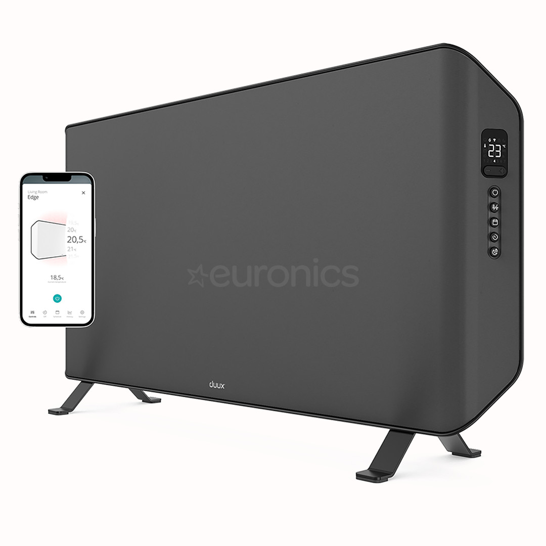 Duux Edge 2000 Smart 2000 W 30 m², grey - Convector