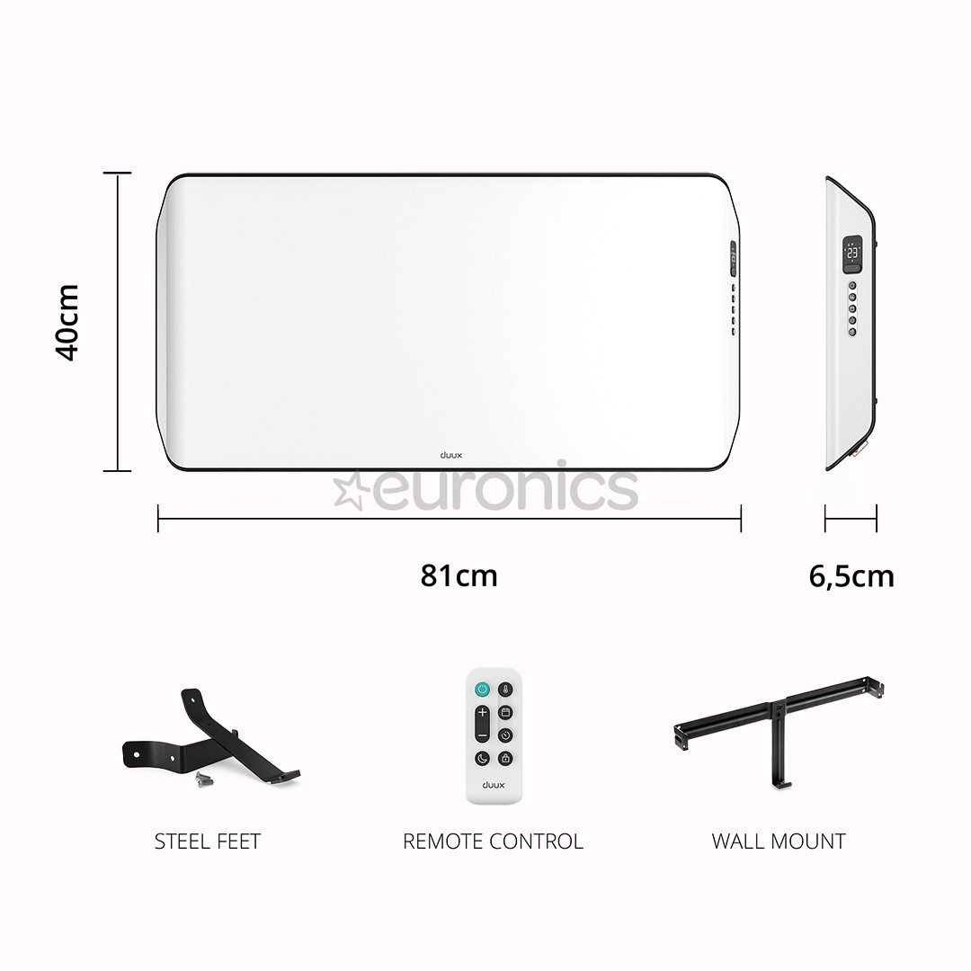 Duux Edge 2000 Smart 2000 W 30 m², white - Convector
