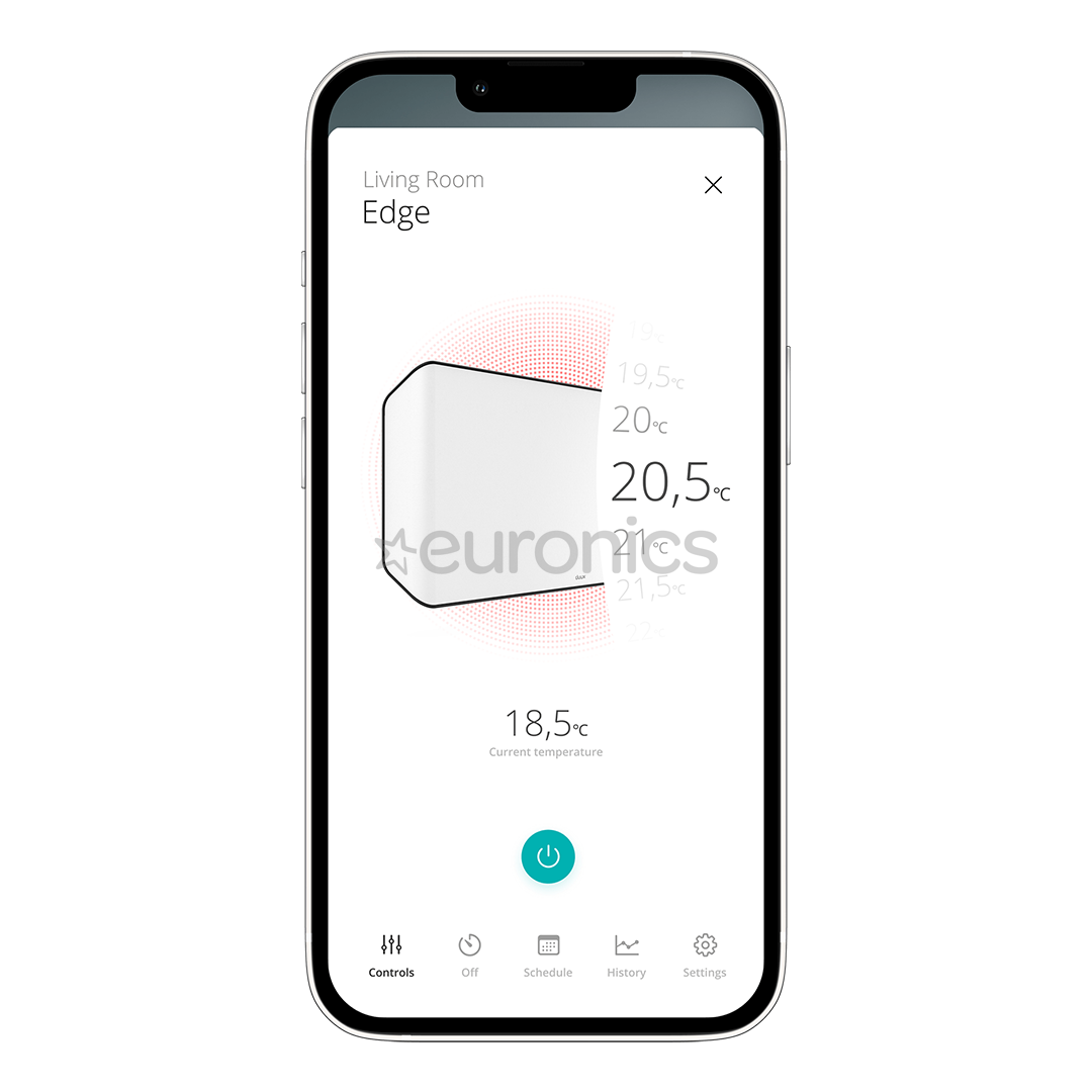 Duux Edge 2000 Smart 2000 Вт, 30 м², белый - Конвектор