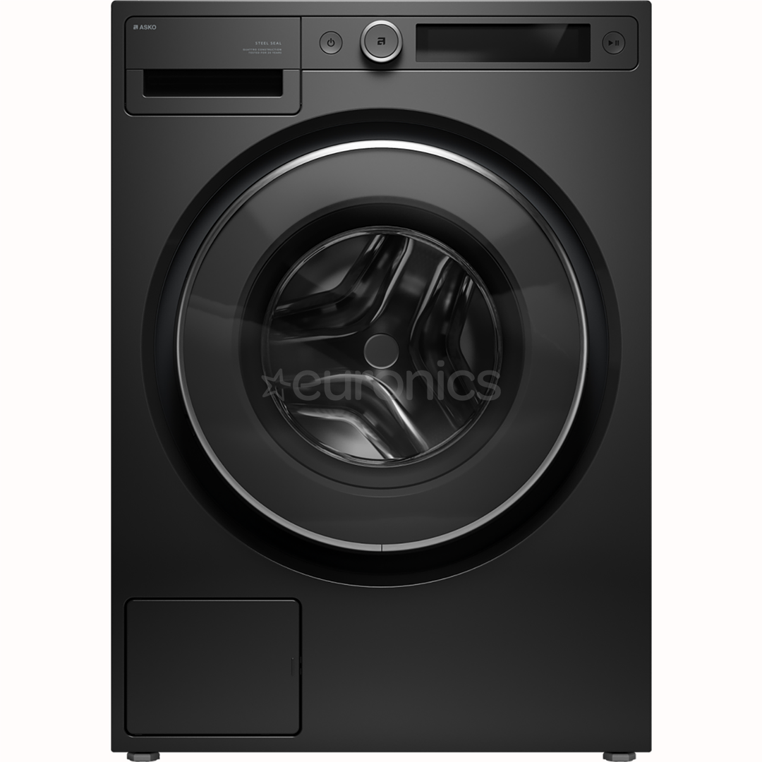 Asko Steel Seal, 9 кг, глубина 57,2 см, 1600 об/мин, черный - Стиральная машина с передней загрузкой