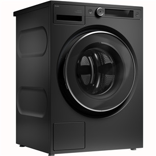 Asko Steel Seal, 9 kg, depth 57.2 cm, 1600 rpm, black - Front load washing machine