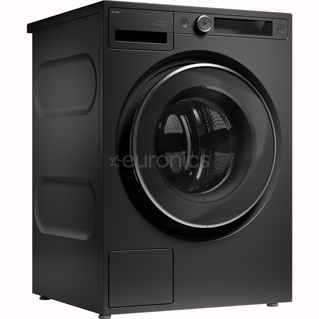 Asko Steel Seal, 9 кг, глубина 57,2 см, 1600 об/мин, черный - Стиральная машина с передней загрузкой