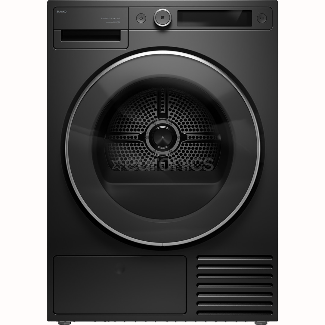 Asko, 9 kg, depth 63 cm - Clothes dryer