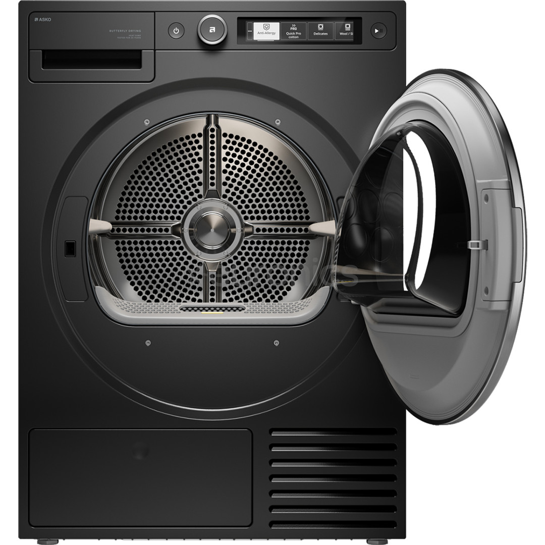 Asko, 9 kg, depth 63 cm - Clothes dryer