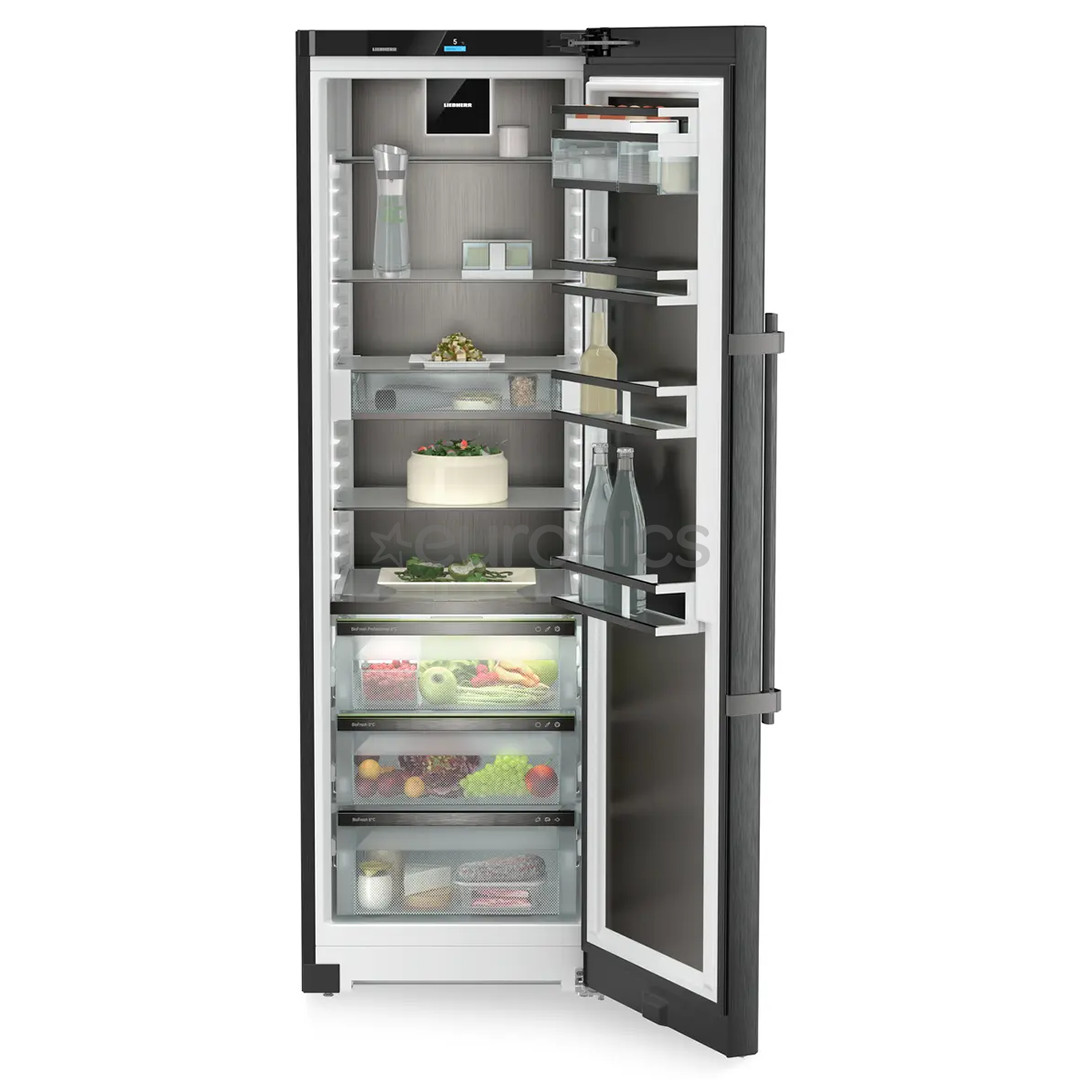 Liebherr Peak BioFresh, 386 L, height 186 cm, black stainless steel - Cooler