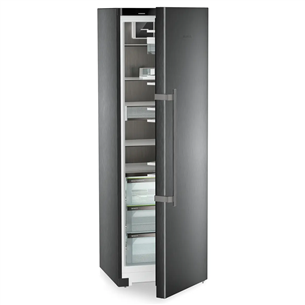 Liebherr Peak BioFresh, 386 10 л, высота 186 см, черная нержавеющая сталь - Холодильный шкаф