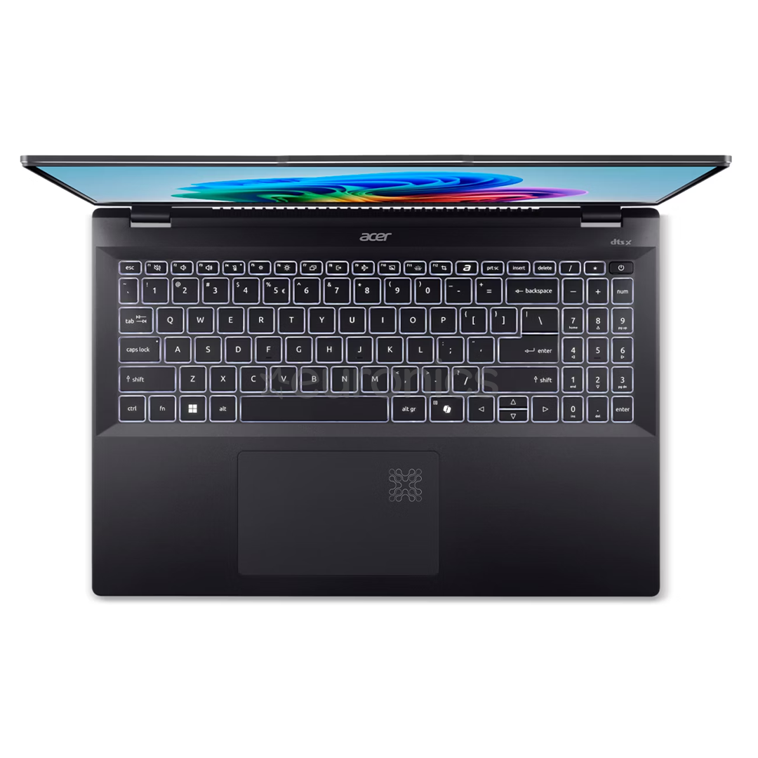 Acer Swift 16 AI OLED, 16'', WQXGA+, OLED, 120 Hz, Ultra 7, 32 GB, 1 TB, ENG, ice black - Notebook