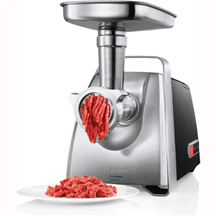 Bosch ProPower, 2200 Вт, черный/серый - Мясорубка