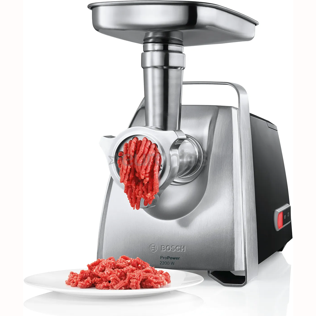Bosch ProPower, 2200 Вт, черный/серый - Мясорубка