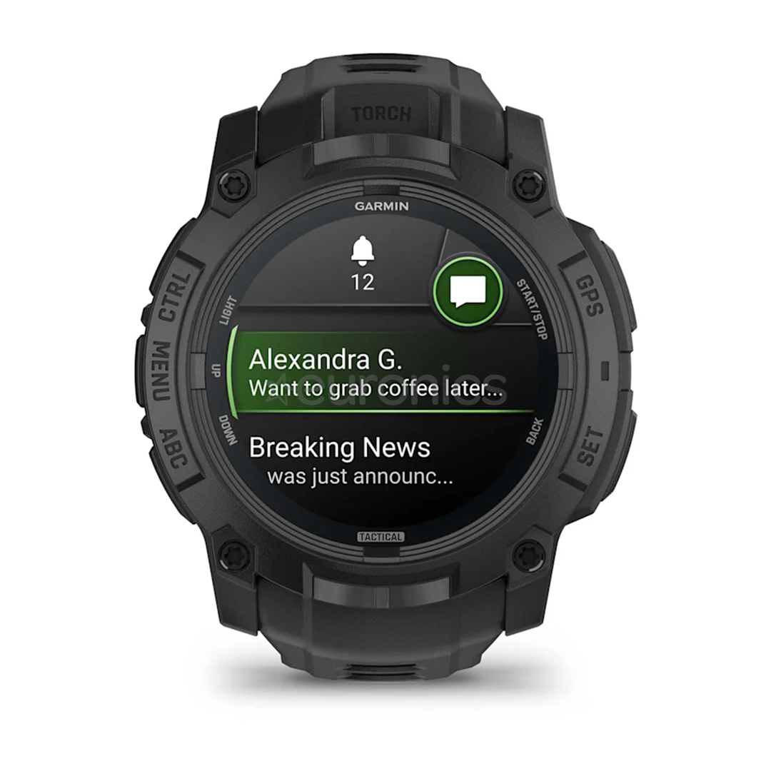 Garmin Instinct 3 Tactical Edition, 50 mm, must - Spordikell