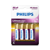 Philips Lithium Ultra, AA, 4 tk - Patarei
