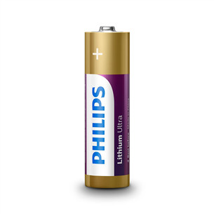 Philips Lithium Ultra, AA, 4 pc - Batteries