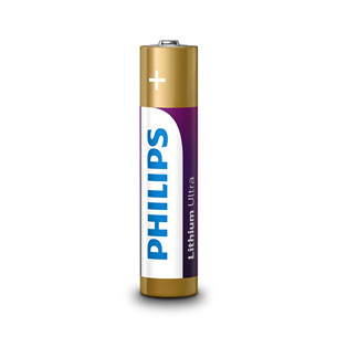 Philips Lithium Ultra, AAA, 4 pc - Batteries
