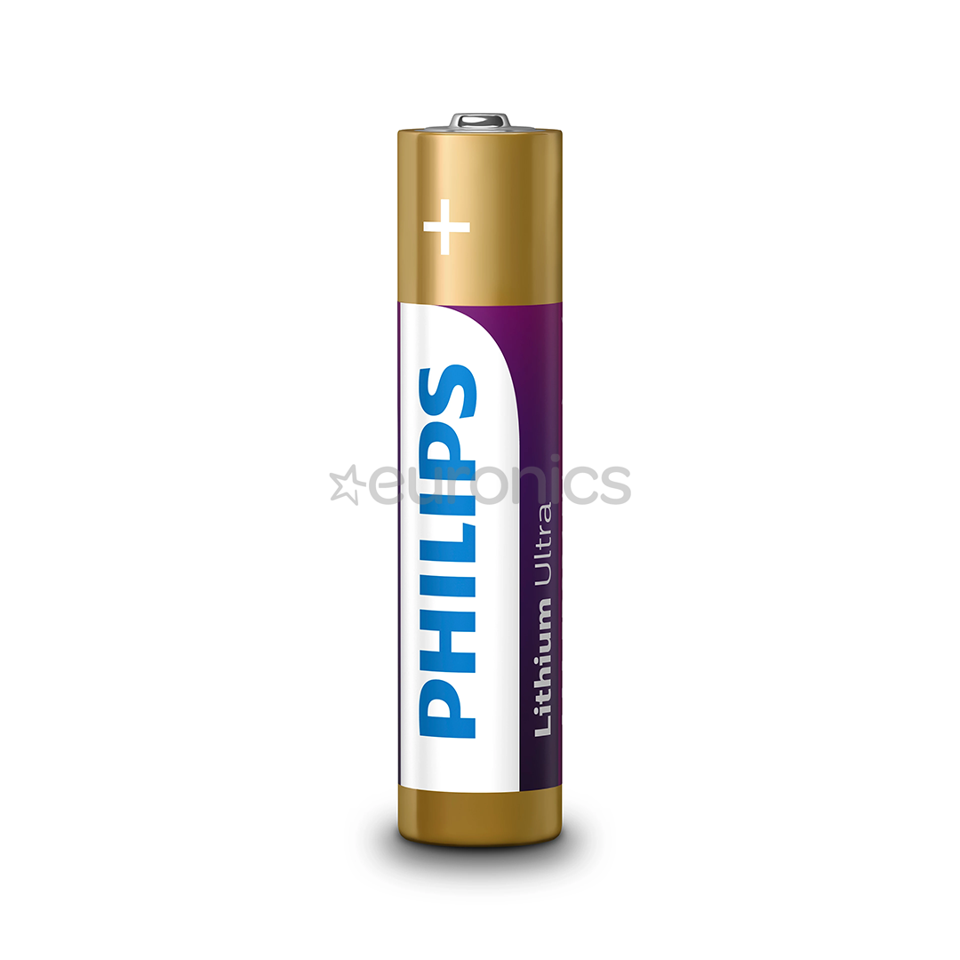 Philips Lithium Ultra, AAA, 4 tk - Patarei