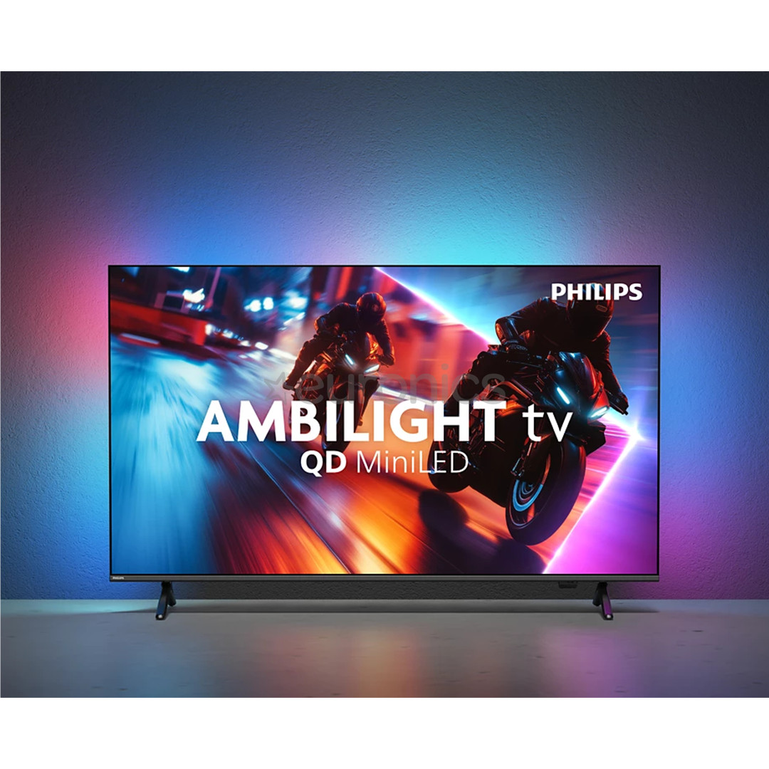 Philips MLED920, 75'', 4K UHD, Mini LED, черный - Телевизор