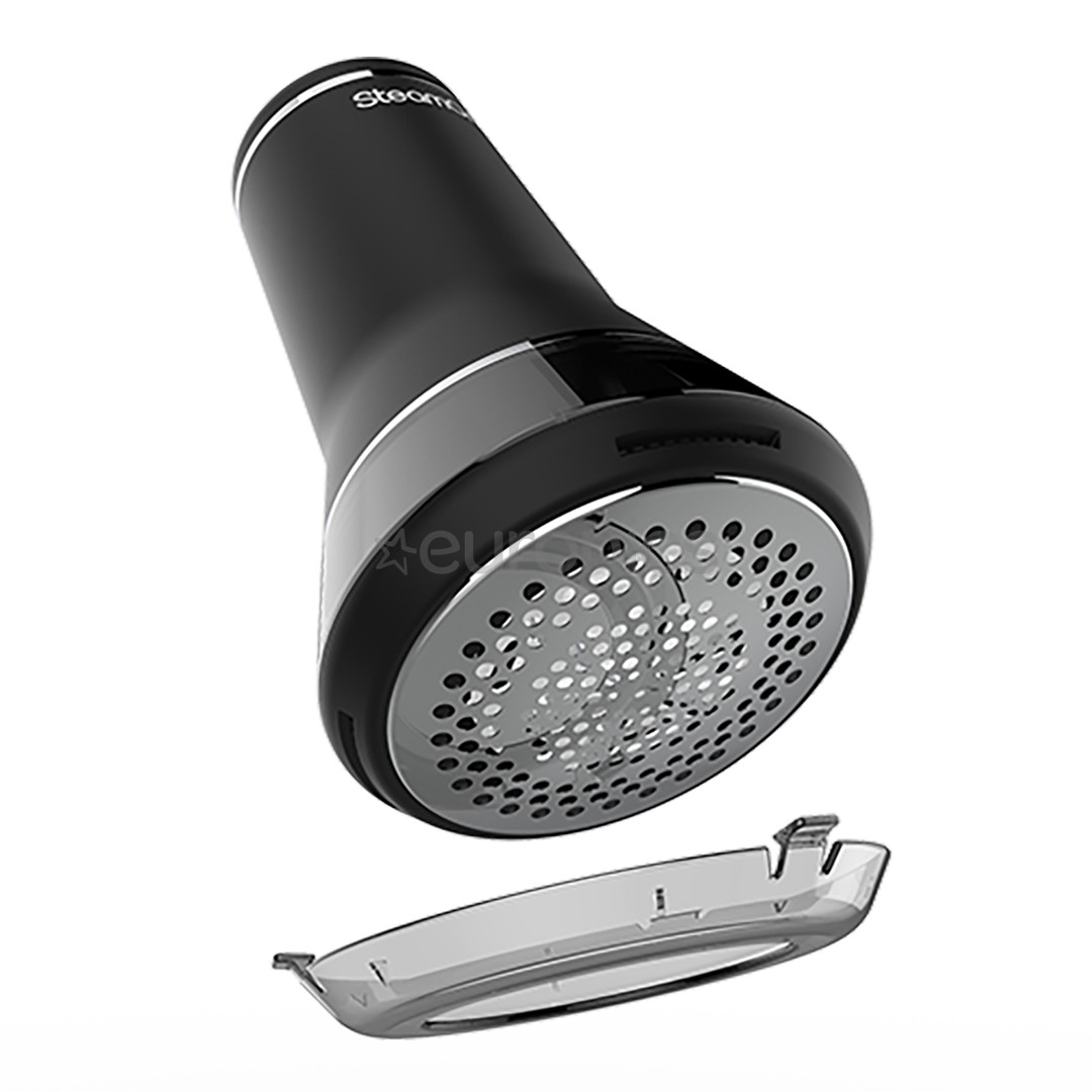 SteamOne, black - Rechargeable lint razor