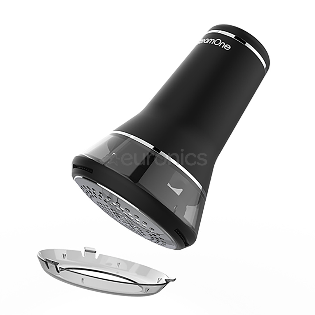 SteamOne, black - Rechargeable lint razor