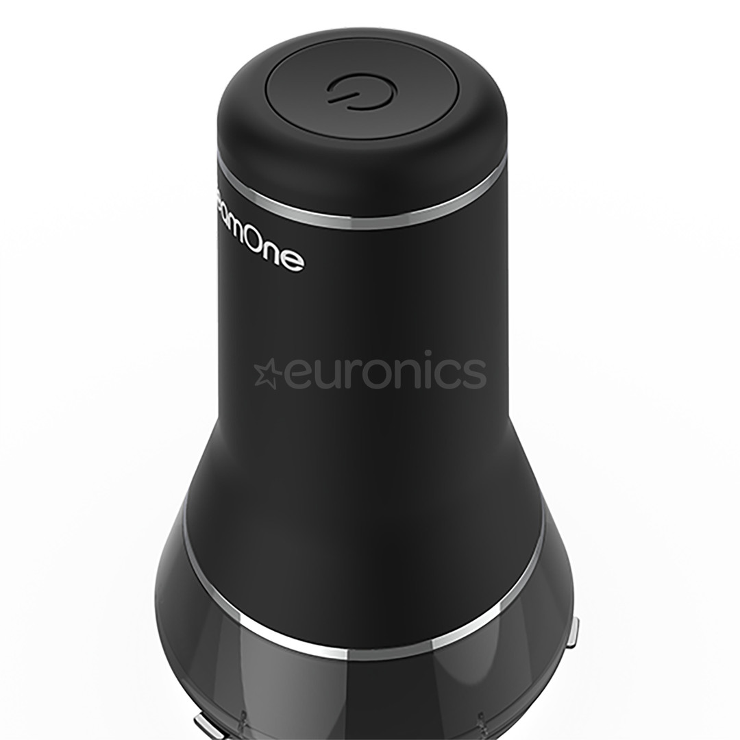 SteamOne, black - Rechargeable lint razor