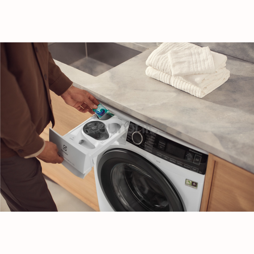 Electrolux 700 Series SteamCare, 9 kg, depth 63.1 cm, 1600 rpm - Front load washing machine
